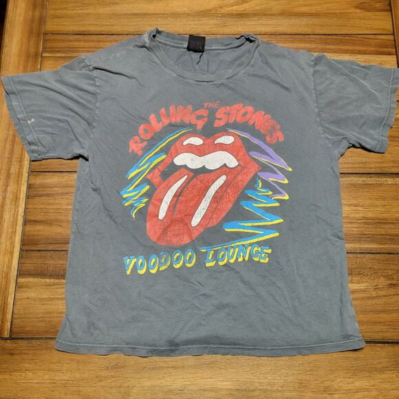 Day SS Dark Grey Tee The Rolling Stones "Voodoo Lounge" - Size Small - Picture 1 of 7